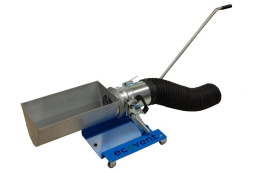 Abgastrichter mit fahrbarem Stativwagen und Handhabungsstange, DN 150