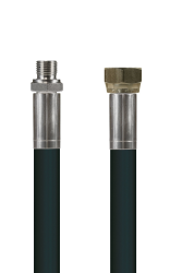 Hochdruckschlauch schwarz, DN 10, 1SN, 210 bar, 28 m, 3/8 IG - 3/8&amp;quot; AG