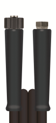 Hochdruckschlauch schwarz, DN 10, 2SC, 400 bar, 5 m, 3/8&amp;quot; DKR - M22x1,5 IG Ueberwurfmutter