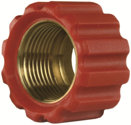 &amp;#220;berwurfmutter rot f&amp;#252;r Waschger&amp;#228;tepressnippel M22 IG, &amp;#216; = 16,4 mm