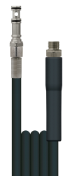 Hochdruckschlauch schwarz 15 m DN 6, 1SN, GKS (13,9 mm &amp;#216; - 3/8 AG
