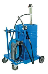 LKW-Oelabgabeset Modell T&amp;#214;AM 200/2 SZP, pneumatische Pumpe