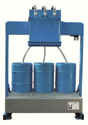 Abf&amp;#252;llplatz Modell GTK 200//2-P, pneumatische Pumpen