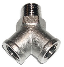 Y-Verschraubung 1/4&amp;quot;, 2xIG, 1xAG, BSPT MV