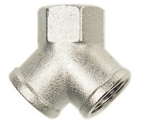 Y-Verschraubung 3/8&amp;quot;, 3xIG, BSPT MV