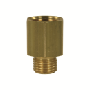 Verlängerungsnippel reduziert 1/2" IG - 3/8" AG