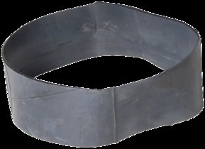 Gummiabdeckung f&amp;#252;r Schlauchbriede &amp;#216; 75 mm