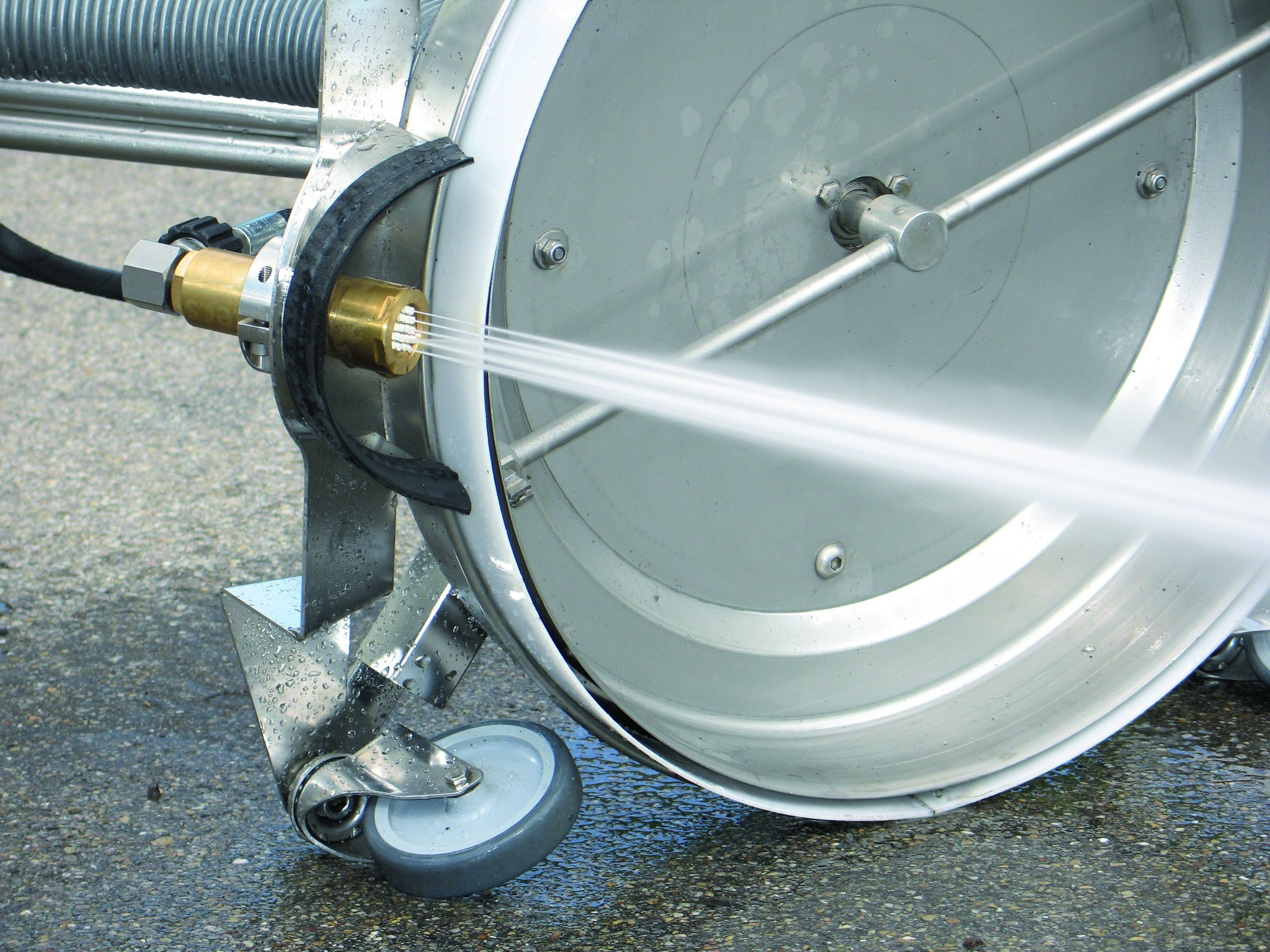 Fl&amp;#228;chenreiniger Edelstahl MM mit Absaugung und Kaugummientferner 520 mm &amp;#216;