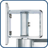 Deckenkreisel oder Wandschwenkarm Typ KR 1.6 Hochdruck inox, 360&amp;#176;  180&amp;#176; drehbar