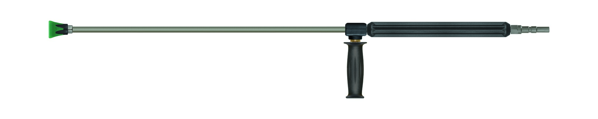 Doppelstrahlrohr Stecknippel ST-3100 mit schwarzer umspritzter Isolierung, 980 mm