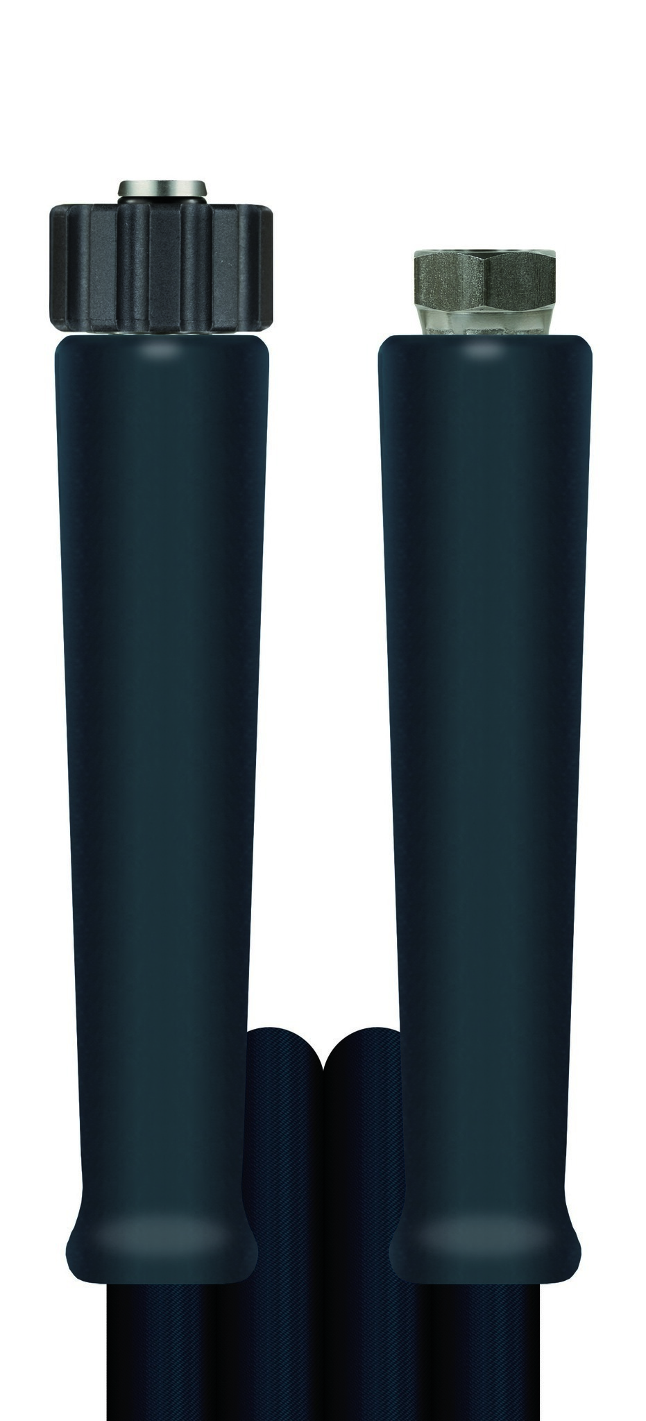 Hochdruckschlauch schwarz, DN 10, 2SC, 400 bar, 5 m, 3/8&amp;quot; DKR - M22x1,5 IG Ueberwurfmutter