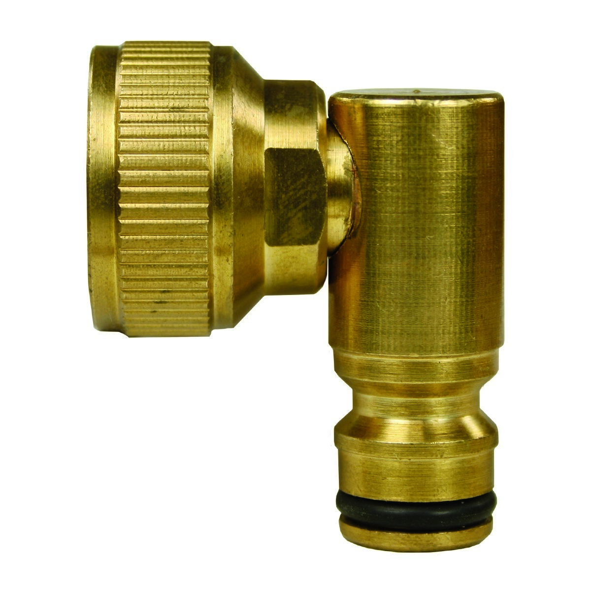 Wasserschnellkupplung Hahnst&amp;#252;ck 3/4&amp;quot; AG Messing 90&amp;#176;