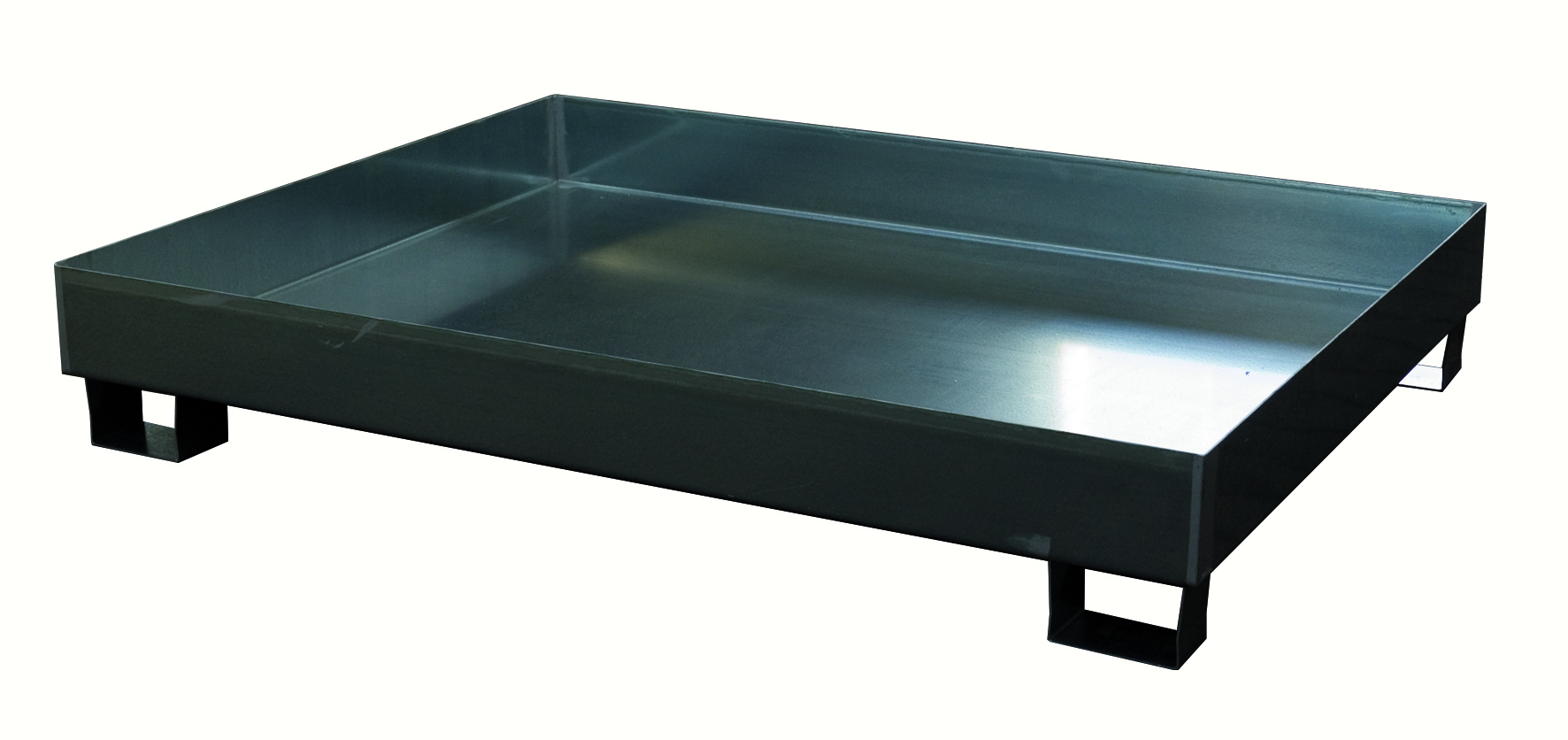 Auffangwanne Modell W17 ohne Gitterrost mit F&amp;#252;ssen