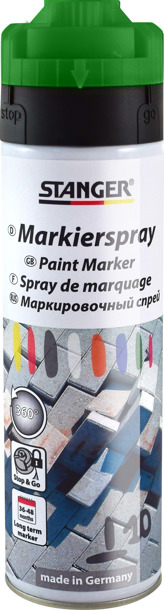Markierspray Langzeit gr&amp;#252;n 500 ml.