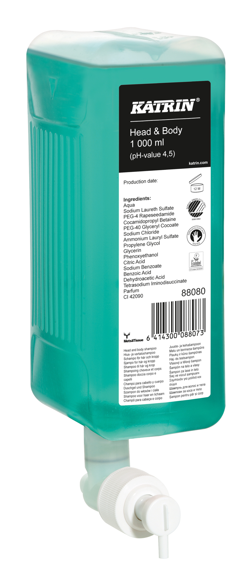 KATRIN Head &amp;amp; Body Shower Gel, 1000 ml