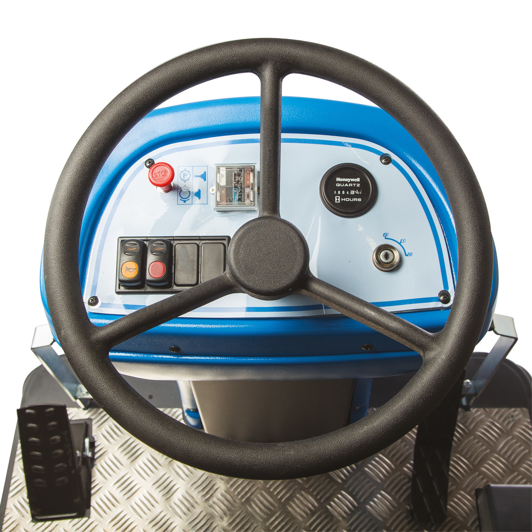 Kehrsaugmaschine Star 1-100 B, Arbeitsbreite 110 cm mit 2 Seitenbesen, Aufsitzger&amp;#228;t