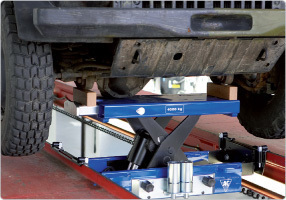 Scherenheber lufthydraulisch SD40PHL, 4 Tonnen