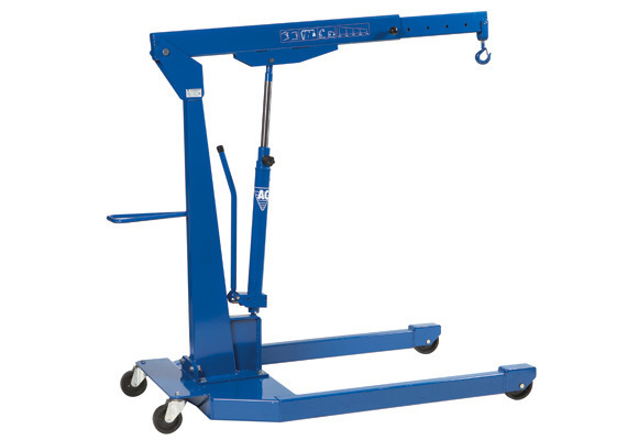 Werkstattkran hydraulisch f&amp;#252;r Werkst&amp;#228;tten und Industrie, 1,5 t