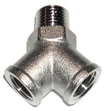 Y-Verschraubung 1/4&amp;quot;, 2xIG, 1xAG, BSPT MV