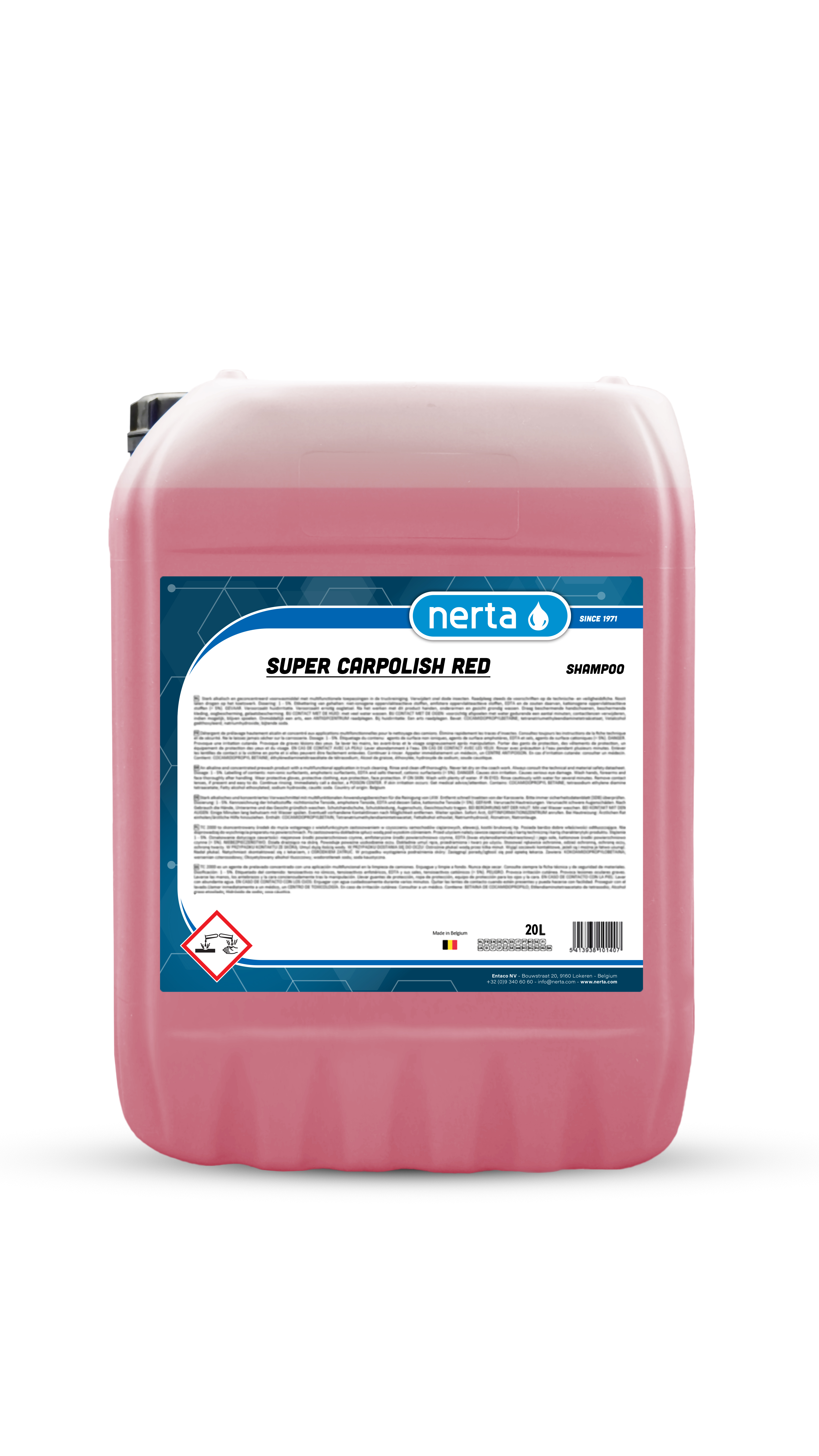 Nerta Super Carpolish red, 20 L