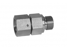 Einschraubverschraubung Typ GE gerade, Edelstahl 15x1/2&amp;quot; AG L flachdichtend