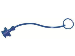 Hydraulik Staubschutzstecker blau, zu 3/8" Schnellverschluss-Kupplung, BG 2
