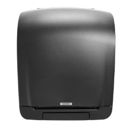 KATRIN-System Handtuch-Spender schwarz, manuelle Papierabgabe