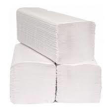 W-Falz Premium Langblatt Zellstoff Handtücher 3-lagig, weiss