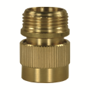 Wasserschnellkupplung 3/4&quot; AG Messing, flachdichtend