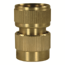 Wasserschnellkupplung 3/4&quot; IG Messing mit Flachdichtung