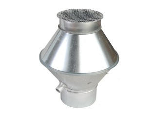 Deflektorhaube str&amp;#246;mungsoptimiert, &amp;#216; 125 mm.