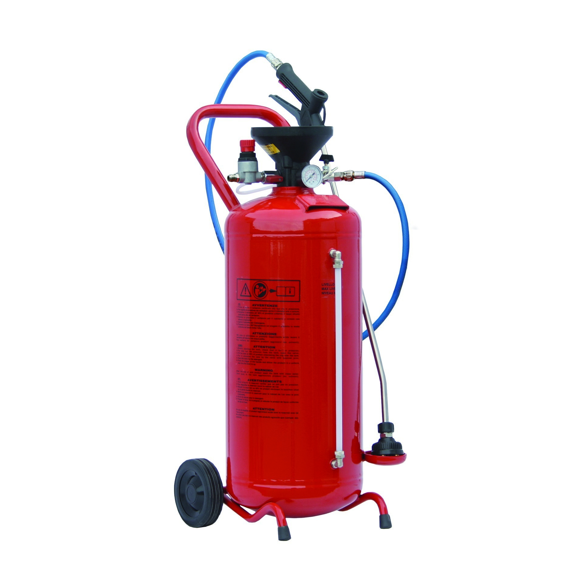 Schaumger&amp;#228;t mit Druckbeh&amp;#228;lter, 50 lt, Stahl lackiert