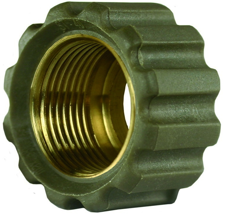 &amp;#220;berwurfmutter schwarz f&amp;#252;r Waschger&amp;#228;tepressnippel M21 IG, &amp;#216; = 16,4 mm