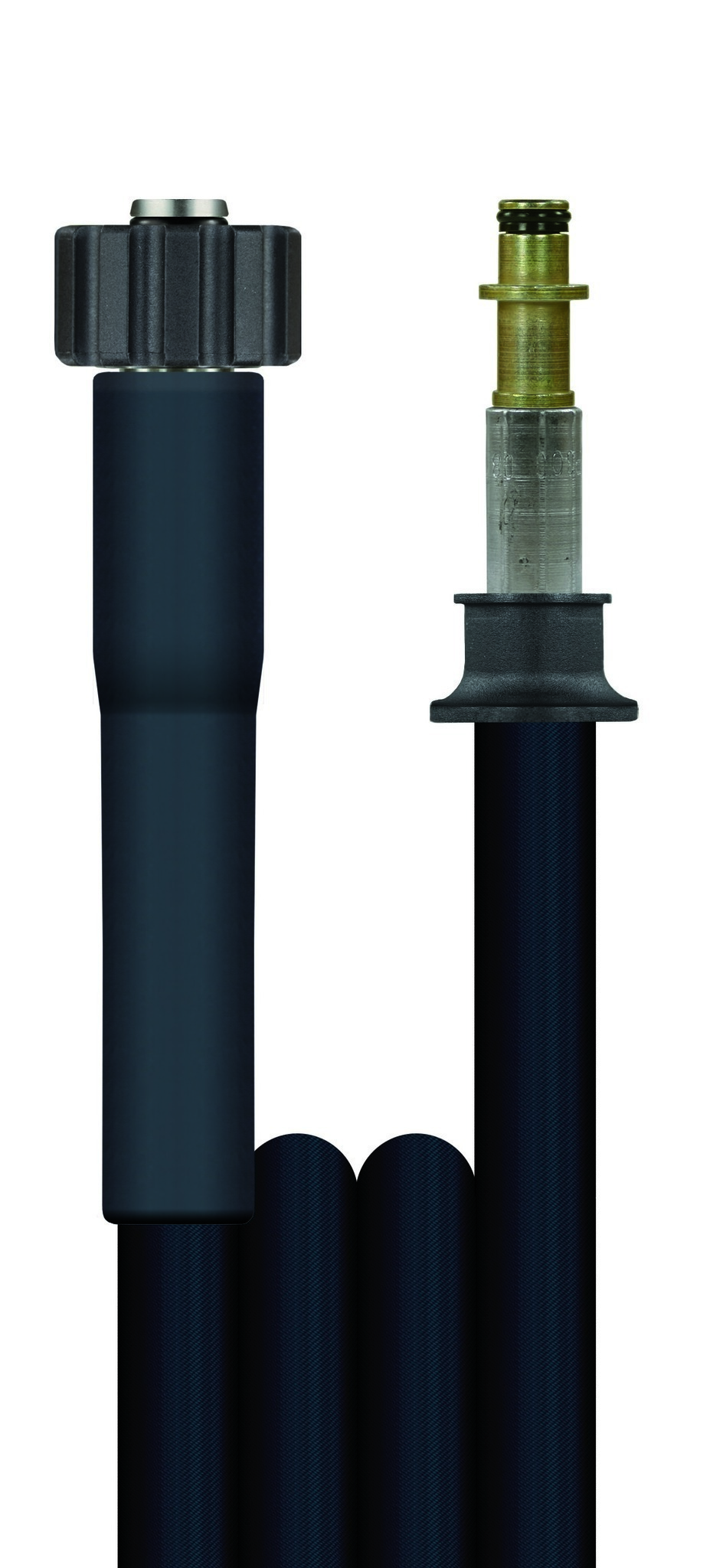 Hochdruckschlauch schwarz 10 m DN 6, 1SN, M22 IG - PKS 10 (15,5 Ø) zu System 2000