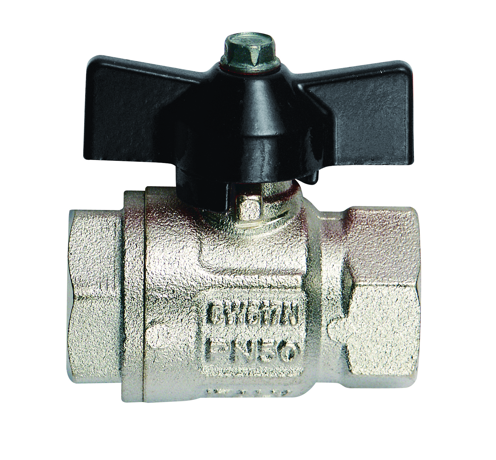 Kugelhahn 1/2&amp;quot; IG-IG mit Kreuzgriff