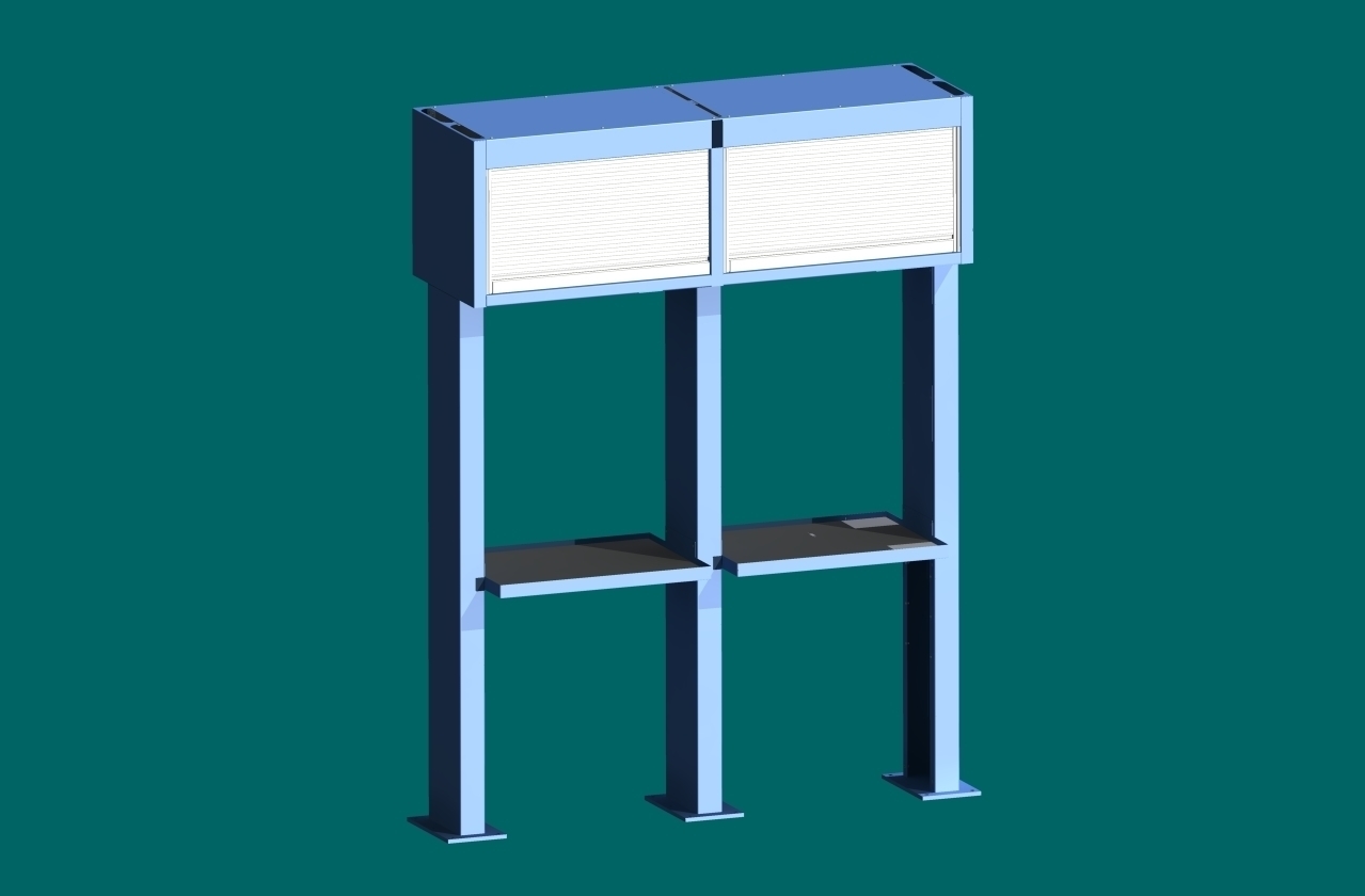 Anbaus&amp;#228;ule AS 4 zu Stands&amp;#228;ule ES 4