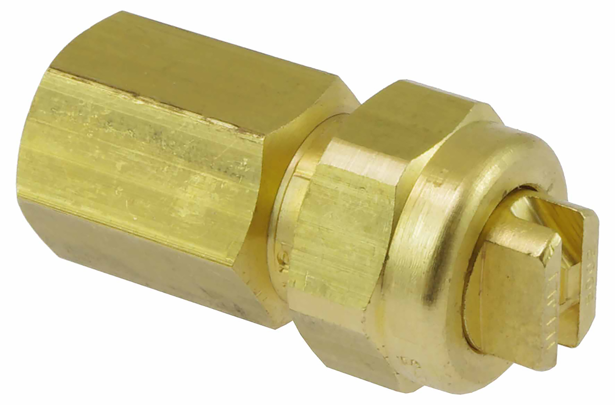 Flachstrahld&amp;#252;se komplett TP 8002 Messing