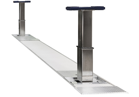 Unterflur Stempelhebeb&amp;#252;hne UL2 mit 2 Hebes&amp;#228;ulen, 2 x 15 Tonnen