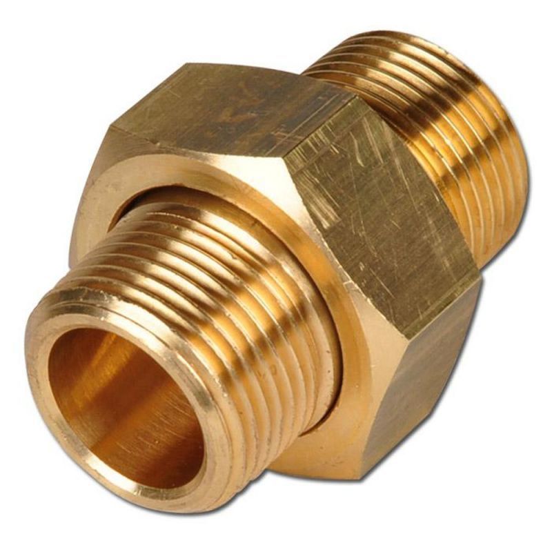 Doppelnippel trennbar, konisch dichtend, R 3/8&amp;quot;AG-1/4&amp;quot;AG