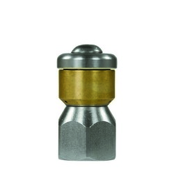 Rotations-Rohrreinigungsdüse ST-49.1 ohne Frontbohrung 1/4" IG, Ø = 19 mm, D 05