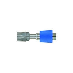 Schaumkopf ST-75 Edelstahl offen blau, 1,6 mm