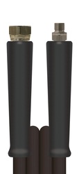 Hochdruckschlauch schwarz, DN 10, 2SC, 400 bar, 32 m, 3/8 DKR - 3/8" AGR 60°