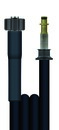 Hochdruckschlauch schwarz 10 m DN 6, 1SN, M22 IG - PKS 10 (15,5 Ø) zu System 2000
