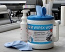 Wipex Work Big Grip Dispenser mit 1 Rolle à 200 Tücher 24 x 38 cm, ca. 85 gr/m2
