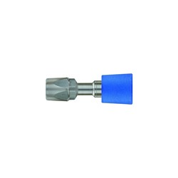 Schaumkopf ST-75 Edelstahl offen blau, 1,9 mm