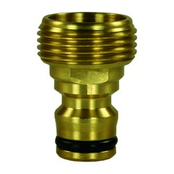 Wasserschnellkupplung Hahnstück 3/4" AG Messing