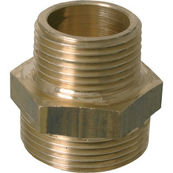 Doppelnippel reduziert 11/4" DN 25 flachdichtend - 1" DN 20 Gewindedichtend