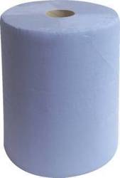 Putzpapier Wipex-Rolle Basic Line 3-lagig, blau, Recycling, Blattgrösse 38x36 cm