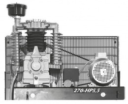 Kompressor-Einheit 2-Zylinder Modell Industrie PRB 10 TST