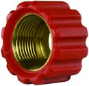 Überwurfmutter rot für Waschgerätepressnippel M22 IG, Ø = 16,4 mm
